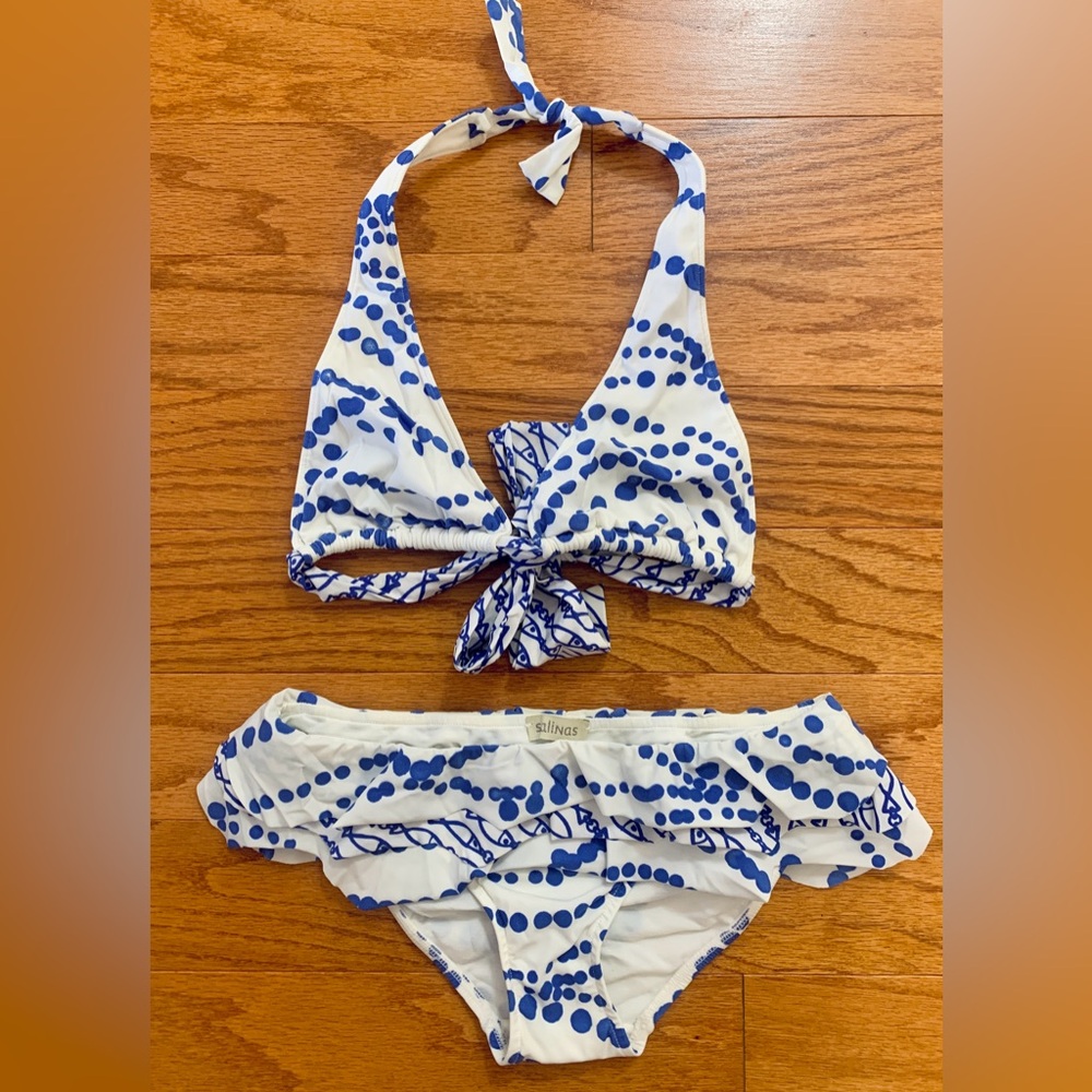 SALINAS SWIM BIKINI SET MADE IN BRAZIL SIZE XS